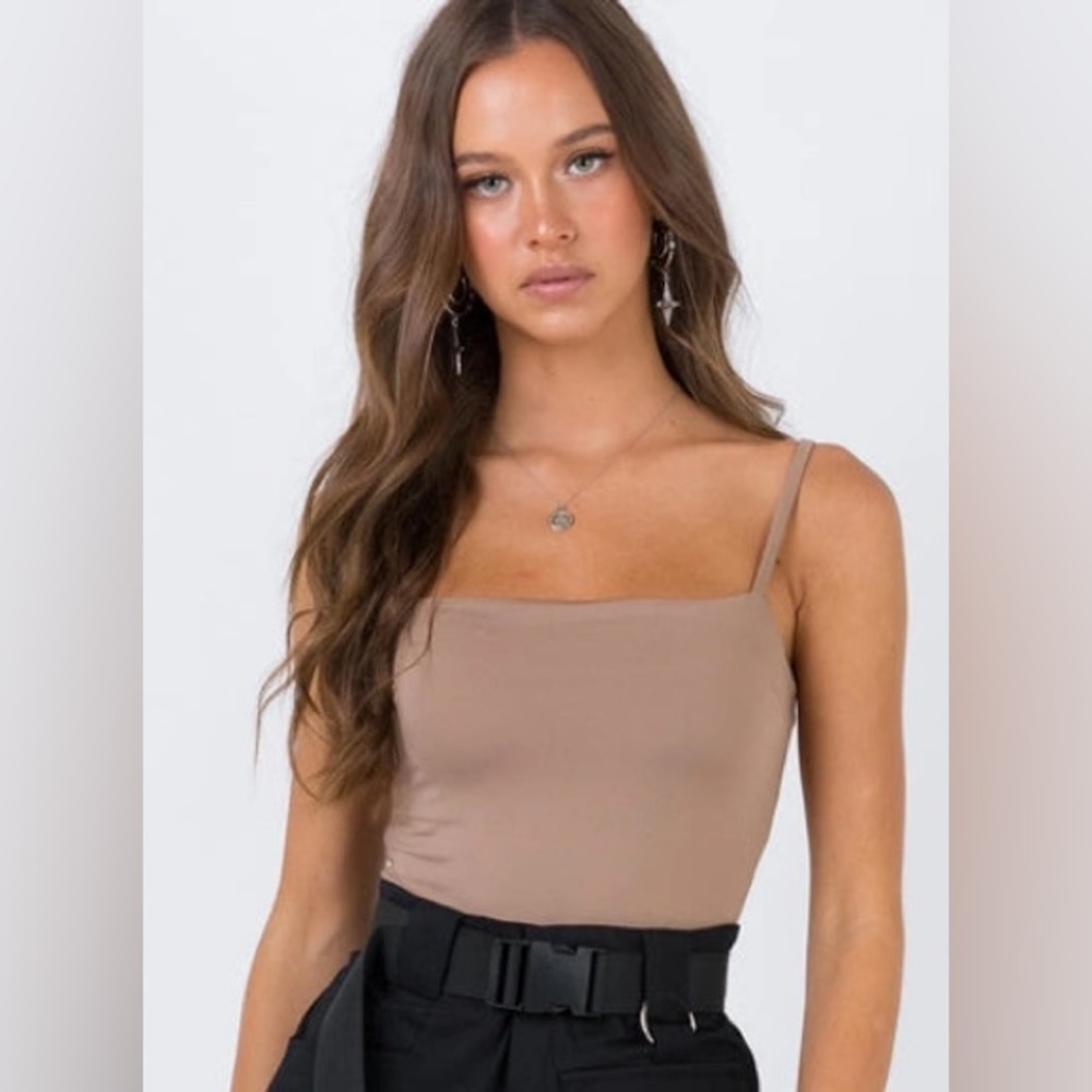NWT Princess Polly The Zola Bodysuit - Mushroom
